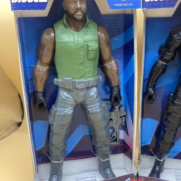 Hasbro GI Joe Lot Of 3 Snake Eyes Cobra Commander Roadblock Action Figures New - Picture 4 of 7